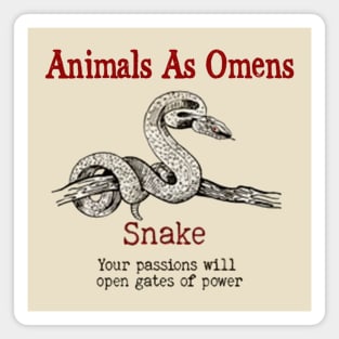 ANIMAL OMEN SNAKE Magnet